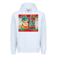 White drink in my hand toes in the sand tumbler Premium Hoodie - HRA Design Shop