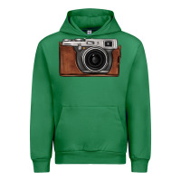 Emerald vintage camera Urban Hoodie - FaDigitalArtStudio