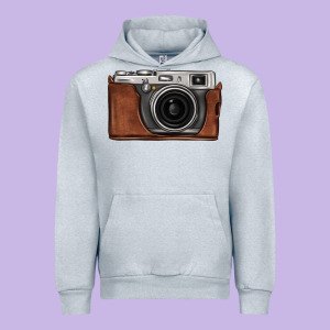Vintage Camera Urban Hoodie Designed By Fadigitalartstudio