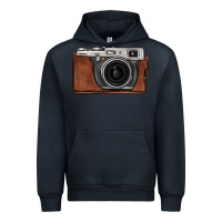 Navy vintage camera Urban Hoodie - FaDigitalArtStudio