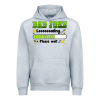 Heather Grey dad joke loading please wait Urban Hoodie - HRA Design Shop