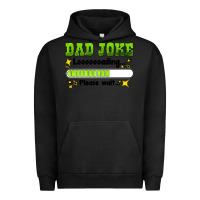 Pigment Black dad joke loading please wait Urban Hoodie - HRA Design Shop