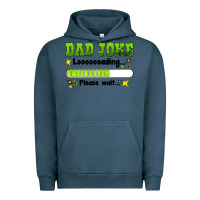Pigment Midnight Navy dad joke loading please wait Urban Hoodie - HRA Design Shop