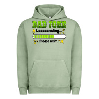 Pigment Oil Green dad joke loading please wait Urban Hoodie - HRA Design Shop