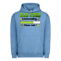Pigment Pebble Blue dad joke loading please wait Urban Hoodie - HRA Design Shop