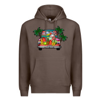 Coffee summer truck Premium Hoodie - CowhideDigitalArt