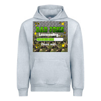 Heather Grey dad joke loading please wait Urban Hoodie - HRA Design Shop