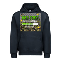 Navy dad joke loading please wait Urban Hoodie - HRA Design Shop