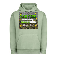 Pigment Oil Green dad joke loading please wait Urban Hoodie - HRA Design Shop