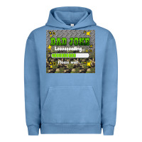 Pigment Pebble Blue dad joke loading please wait Urban Hoodie - HRA Design Shop