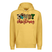 Antique Gold howdy christmas Premium Hoodie - FaDigitalArtStudio