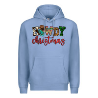 Colony Blue howdy christmas Premium Hoodie - FaDigitalArtStudio