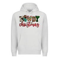 Dove Grey howdy christmas Premium Hoodie - FaDigitalArtStudio