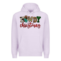 Lilac howdy christmas Premium Hoodie - FaDigitalArtStudio