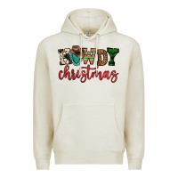 Oatmeal Heather howdy christmas Premium Hoodie - FaDigitalArtStudio