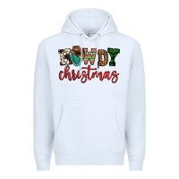 White howdy christmas Premium Hoodie - FaDigitalArtStudio