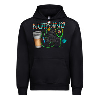 Black nursing İn my heart Urban Hoodie - CowhideDigitalArt