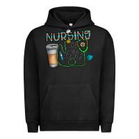 Pigment Black nursing İn my heart Urban Hoodie - CowhideDigitalArt
