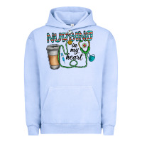 Pigment Grape Ice nursing İn my heart Urban Hoodie - CowhideDigitalArt