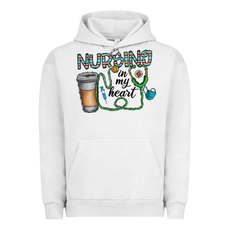 Nursing İn My Heart Urban Hoodie by CowhideDigitalArt | Teevron