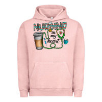 Pigment Salmon nursing İn my heart Urban Hoodie - CowhideDigitalArt