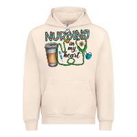 Sandshell nursing İn my heart Urban Hoodie - CowhideDigitalArt