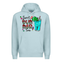 Blue Mist sweet summer time Premium Hoodie - CowhideDigitalArt