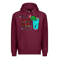 Burgundy sweet summer time Premium Hoodie - CowhideDigitalArt