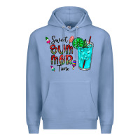 Colony Blue sweet summer time Premium Hoodie - CowhideDigitalArt