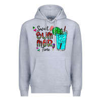 Heather Grey sweet summer time Premium Hoodie - CowhideDigitalArt
