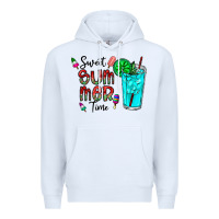 White sweet summer time Premium Hoodie - CowhideDigitalArt