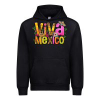 Black viva mexico long live mexico Urban Hoodie - FaDigitalArtStudio