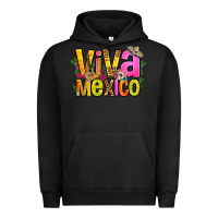 Pigment Black viva mexico long live mexico Urban Hoodie - FaDigitalArtStudio