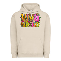 Pigment French Oak viva mexico long live mexico Urban Hoodie - FaDigitalArtStudio