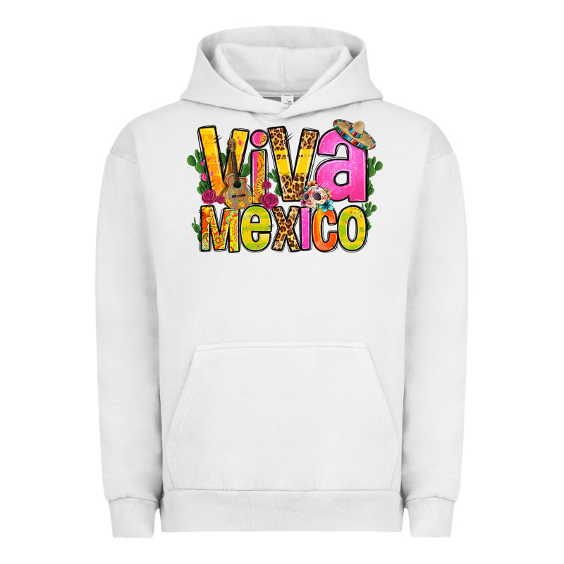 Viva Mexico Long Live Mexico Urban Hoodie by FaDigitalArtStudio | Teevron