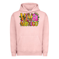 Pigment Salmon viva mexico long live mexico Urban Hoodie - FaDigitalArtStudio
