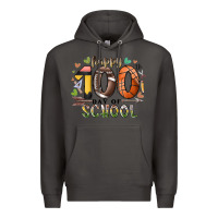 Smoke happy 100 americana football basketball day of sch Premium Hoodie - RacoonDesign