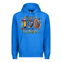 True Royal happy 100 americana football basketball day of sch Premium Hoodie - RacoonDesign