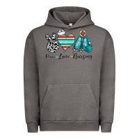 Pigment Tornado peace love nursing Urban Hoodie - CowhideDigitalArt