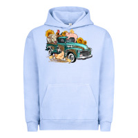 Pigment Grape Ice western farm truck coop animals farm animals Urban Hoodie - FaDigitalArtStudio