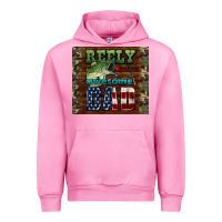 Fuchsia Pink reely awesome dad Urban Hoodie - HRA Design Shop