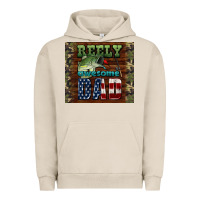 Pigment French Oak reely awesome dad Urban Hoodie - HRA Design Shop