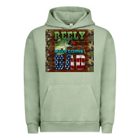 Pigment Oil Green reely awesome dad Urban Hoodie - HRA Design Shop