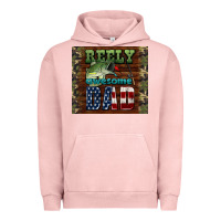 Pigment Salmon reely awesome dad Urban Hoodie - HRA Design Shop