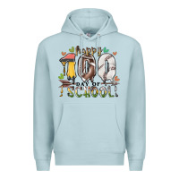 Blue Mist happy 100 day of school american football baseball Premium Hoodie - RacoonDesign