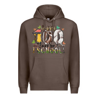 Coffee happy 100 day of school american football baseball Premium Hoodie - RacoonDesign