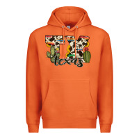 Carrot texas state cowhide serape cactus Premium Hoodie - RanaPortraitStore