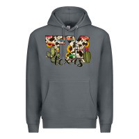 Rock texas state cowhide serape cactus Premium Hoodie - RanaPortraitStore