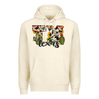 Sandshell texas state cowhide serape cactus Premium Hoodie - RanaPortraitStore