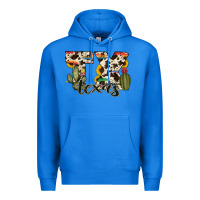 True Royal texas state cowhide serape cactus Premium Hoodie - RanaPortraitStore